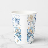 ONEder The Sea Twin Boys 1st birthday Cute Ocean 紙コップ (右)