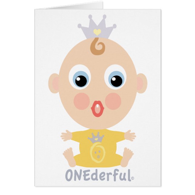 ONEderfulのベビーの顔-黄色 (正面)