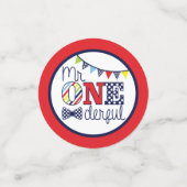 ONEderfulテーブル紙吹雪の色数々の付け コンフェッティ (スモール正面)