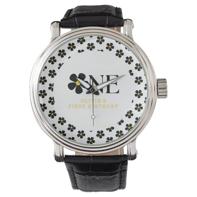 Onederfulフローラ1st誕生日パーティー 腕時計 (正面)