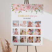 Onederful恋しく思誕生日12フォトマイルストーンポスター ポスター