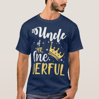 Onederful氏の叔父OneDerful 1歳の誕生日 Tシャツ