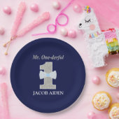 ONEderful氏の紙カスタムプレート9" ペーパープレート (パーティー)