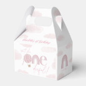 Onederful熱気球ピンク1st誕生日 フェイバーボックス (裏面サイド)