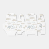 Onederful熱気球ブルー1st誕生日 フェイバーボックス (折り畳みなし)