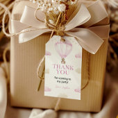 Onederful熱気球誕生日ありがとうラベル ギフトタグ