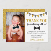 ONEderful誕生日サンキューカードと写真 サンキューカード (正面/裏面)