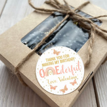 ONEderful誕生日蝶レインボーサンキュー