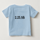 ONEderful! ベビーTシャツ (裏面)