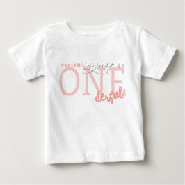 ONEderful ベビーTシャツ