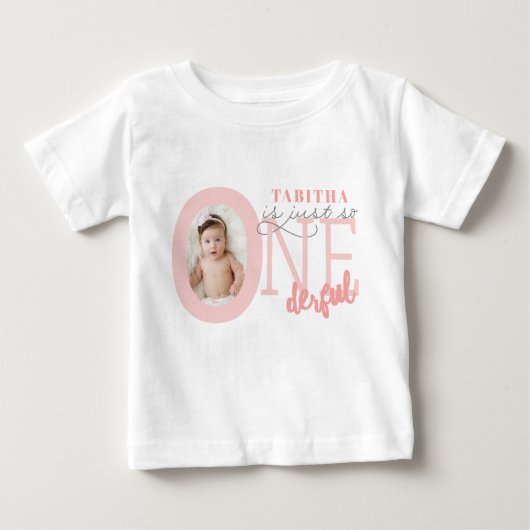 ONEderful ベビーTシャツ (正面)