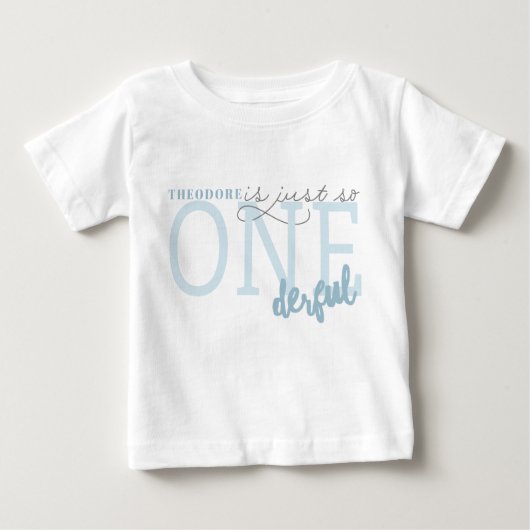 ONEderful ベビーTシャツ (正面)