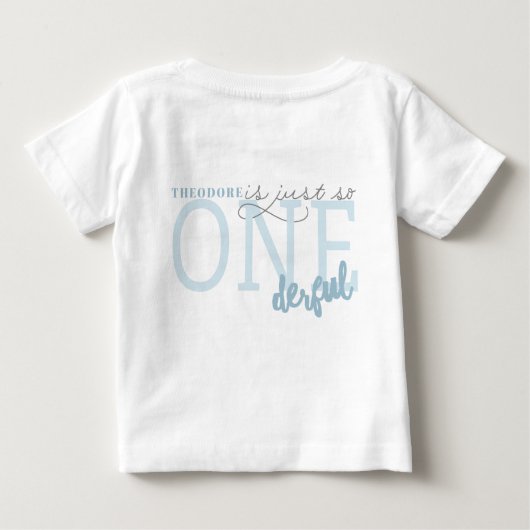 ONEderful ベビーTシャツ (裏面)
