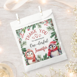 ONEderful | ペンギンクリスマス1歳の誕生日 フェイバーバッグ