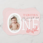 ONEderful 招待状 (正面/裏面)