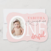 ONEderful 招待状 (正面)