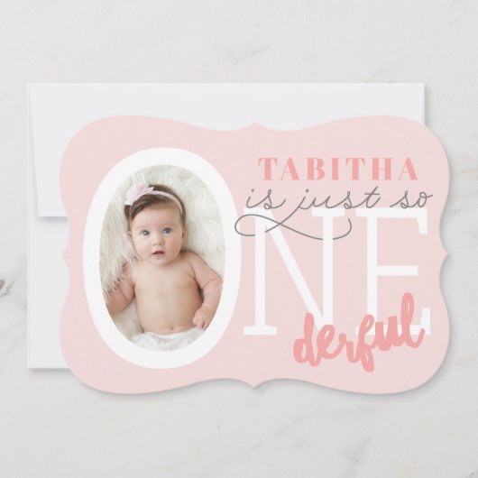 ONEderful 招待状 (正面)