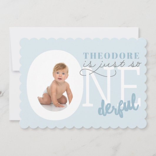 ONEderful 招待状 (正面)