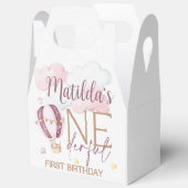 ONEderful 1st誕生日パーティーボックス – ピンク フェイバーボックス (見開き)
