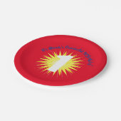 Onederful 1st誕生日パーティー ペーパープレート (アングル)