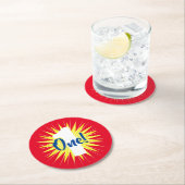 Onederful 1st誕生日パーティー ラウンドペーパーコースター (インサイチュ)