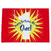 Onederful 1st誕生日パーティー ラージペーパーバッグ (正面)