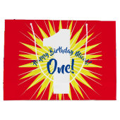 Onederful 1st誕生日パーティー ラージペーパーバッグ (裏面)