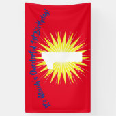 Onederful 1st誕生日パーティー 横断幕 (縦)