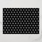 ONEderful 1st誕生日フォト実在ー 箔招待状 (裏面)