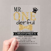 ONEderful 1st誕生日 アクリル招待状 (インサイチュ (ポータブル))