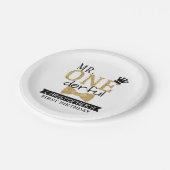 ONEderful 1st誕生日 ペーパープレート (アングル)