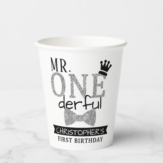 ONEderful 1st誕生日 紙コップ (正面)