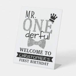 ONEderful 1th Birthdayへようこそ 台座サイン