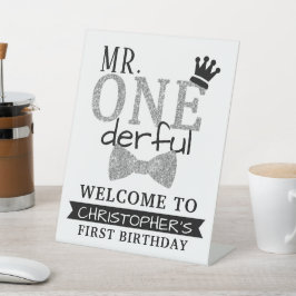ONEderful 1th Birthdayへようこそ 台座サイン