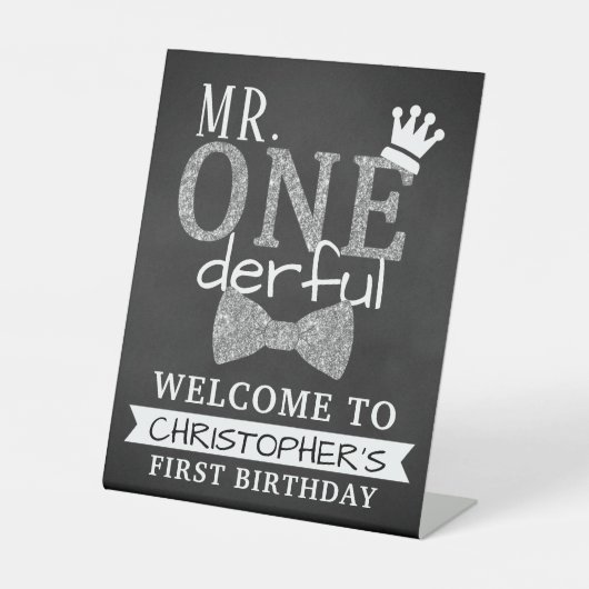 ONEderful 1th Birthdayへようこそ 台座サイン (正面)