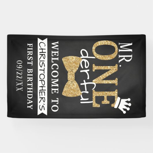 ONEderful 1th Birthdayへようこそ 横断幕 (横)