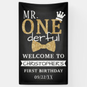 ONEderful 1th Birthdayへようこそ 横断幕 (縦)