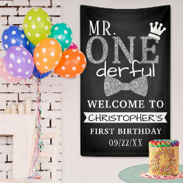 ONEderful 1th Birthdayへようこそ 横断幕