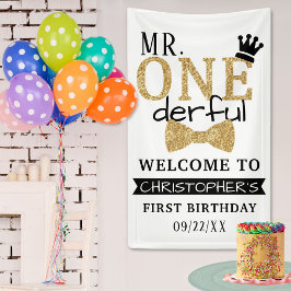 ONEderful 1th Birthdayへようこそ 横断幕