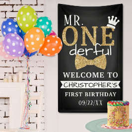 ONEderful 1th Birthdayへようこそ 横断幕