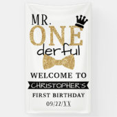 ONEderful 1th Birthdayへようこそ 横断幕 (縦)