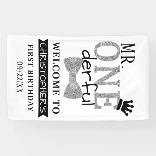 ONEderful 1th Birthdayへようこそ 横断幕 (横)