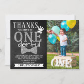 ONEderful 1th Birthday Photo氏 サンキューカード (正面)