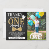 ONEderful 1th Birthday Photo氏 サンキューカード (正面)