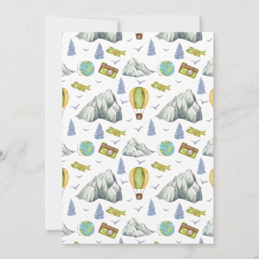 Onederful Adventure 1st Birthday招待状 招待状 (裏面)