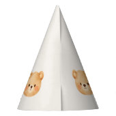 Onederful Bear First Birthday Party Hat パーティーハット (裏面)