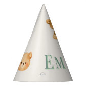 Onederful Bear First Birthday Party Hat パーティーハット (左)