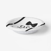 ONEderful Bow Tie第1誕生日パーティー ペーパーボウル (傾斜あり)