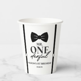 ONEderful Bow Tie第1誕生日パーティー 紙コップ
