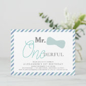 ONEderful Boy Blue 1st Birthday 招待状 (スタンド正面)